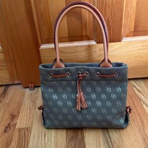Dooney & Bourke Mini Tassel Tote Signature